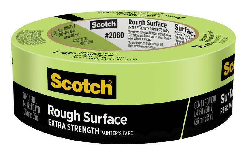 Scotch 1.41 in. W X 60.1 L Green Extra Strength Painter’s Tape