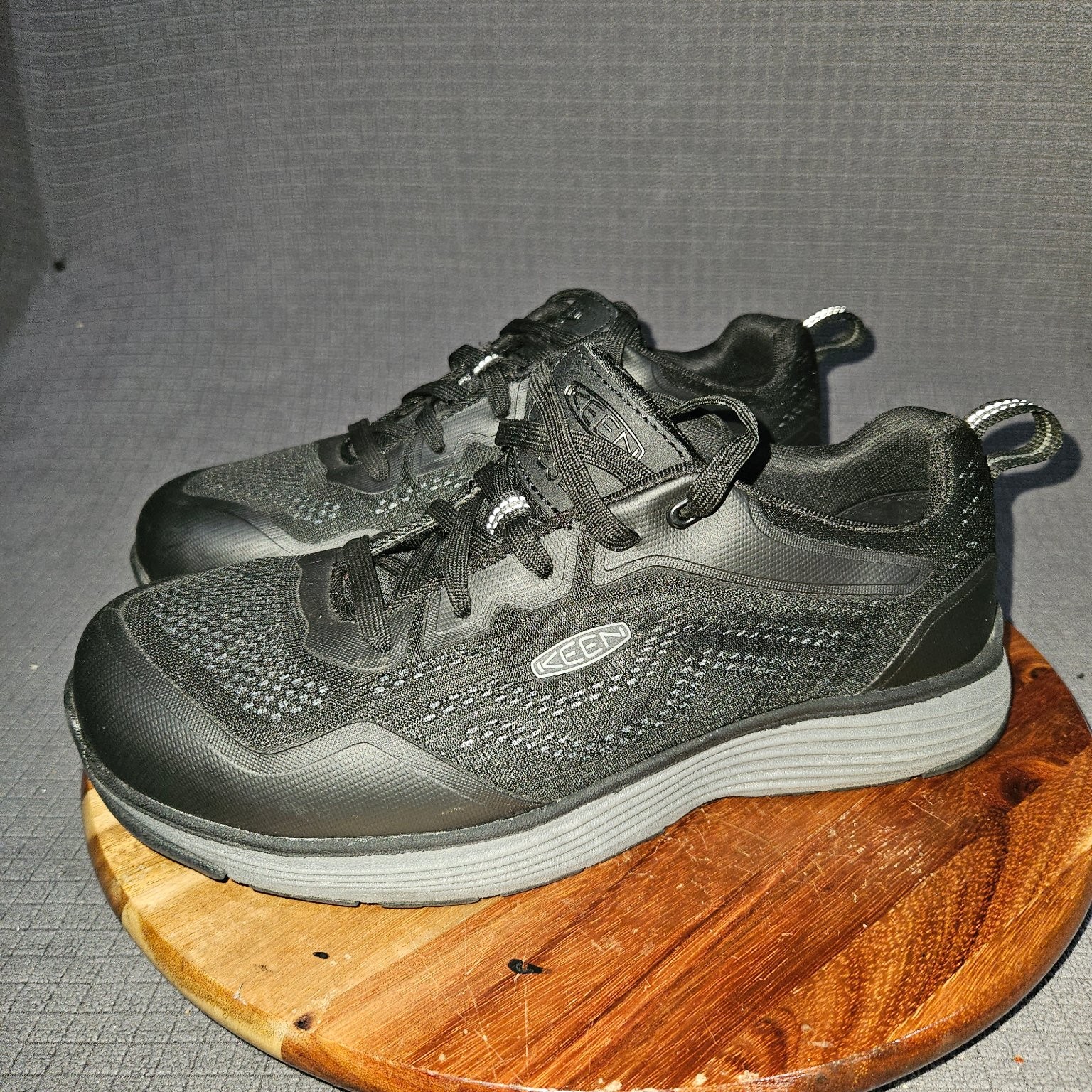 KEEN Utility Work Shoes Men’s US 10M Black ASTM F2413 SD35 Safety
