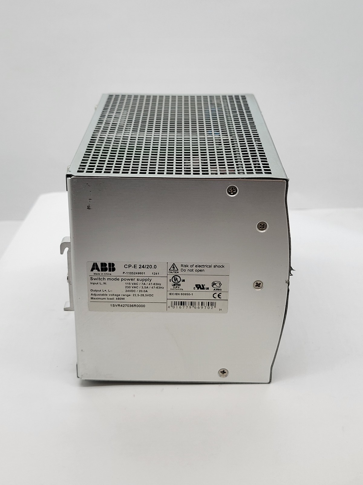 ABB CP-E 24/20.0 Switching Power Supply 115/230V Input 24V 20.0A Output