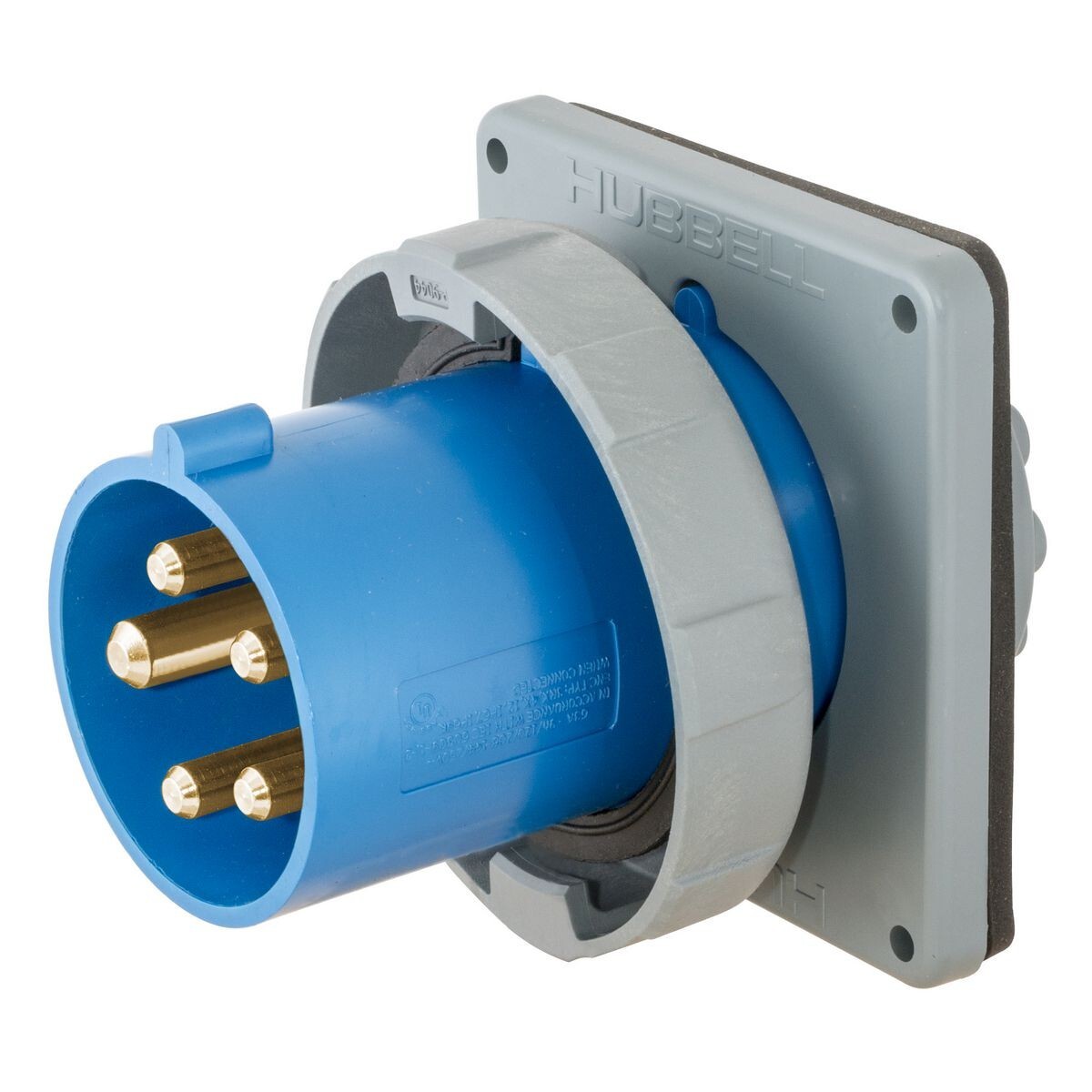HUBBELL connector HBL5100B9WS /HBL5100B9WP 4P5W 100/125A 120/208V