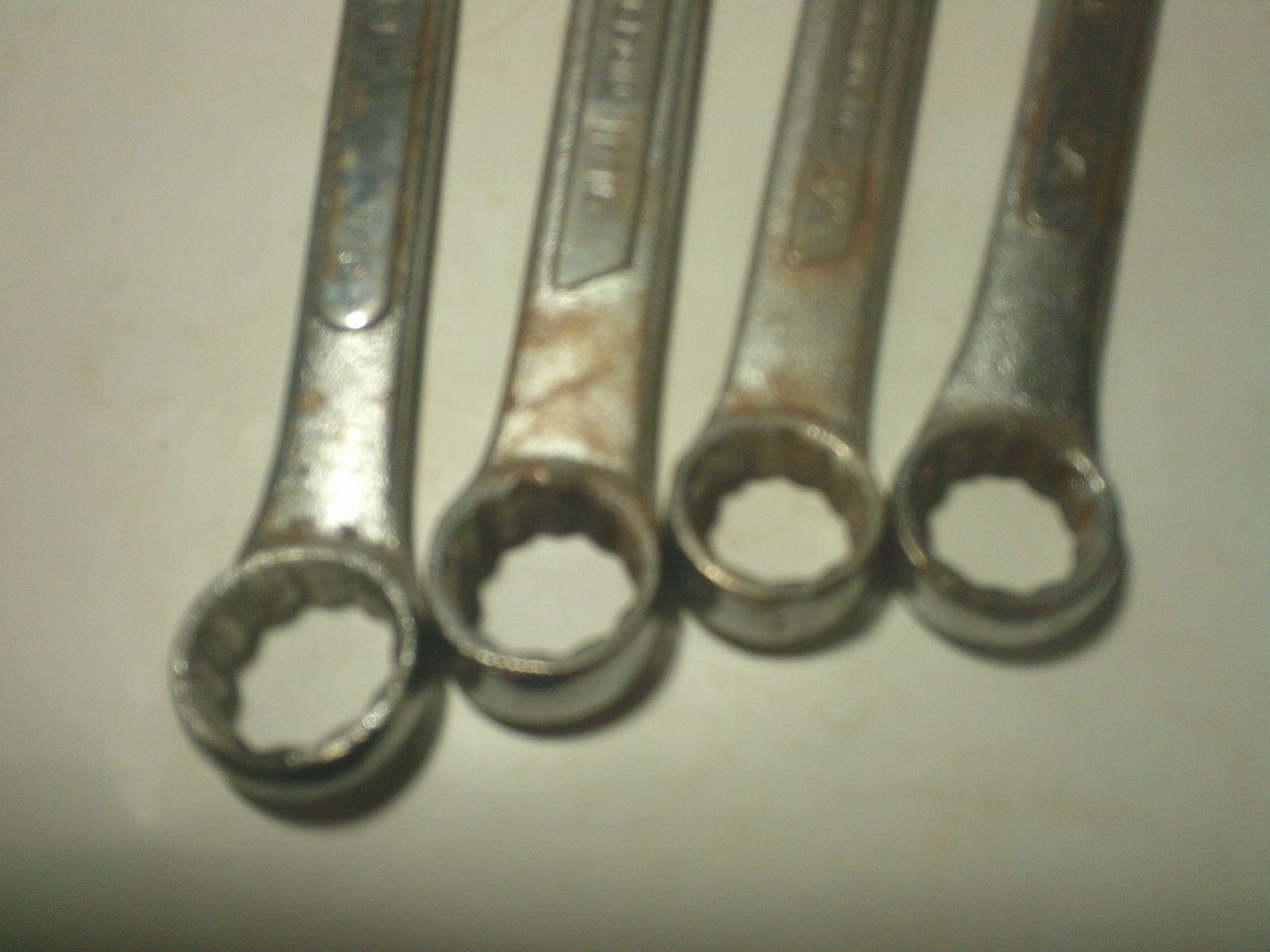 4 Vintage TRUECRAFT Combination Wrench 12pt Alloy Steel Palmera Spain 5/8 &11/16