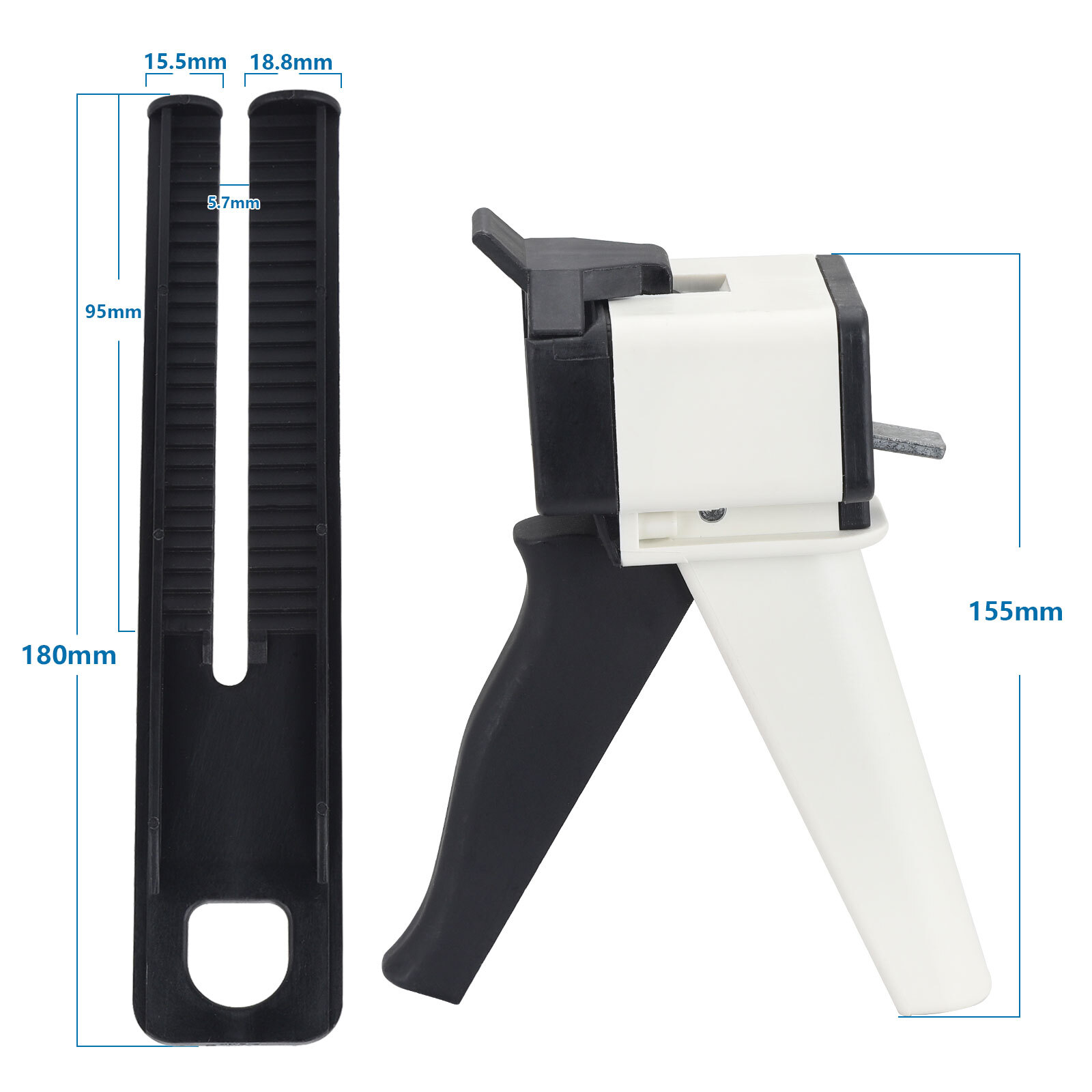 Dental Universal Impression Gun Dispensing Gun 1:1/2:1 For 50ml cartridges USA