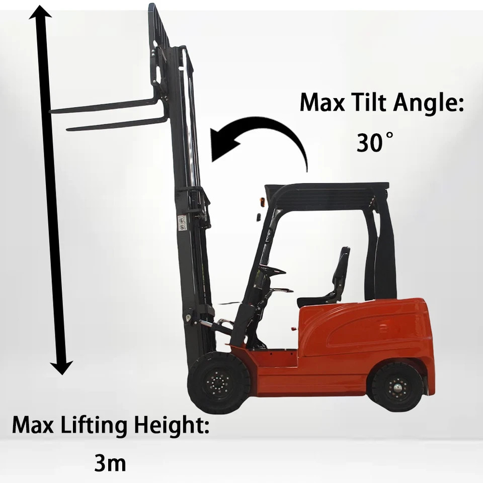 5500LBS /2.5Ton Electric Forklift W/60V 75Ah Lead Acid Charger USA New