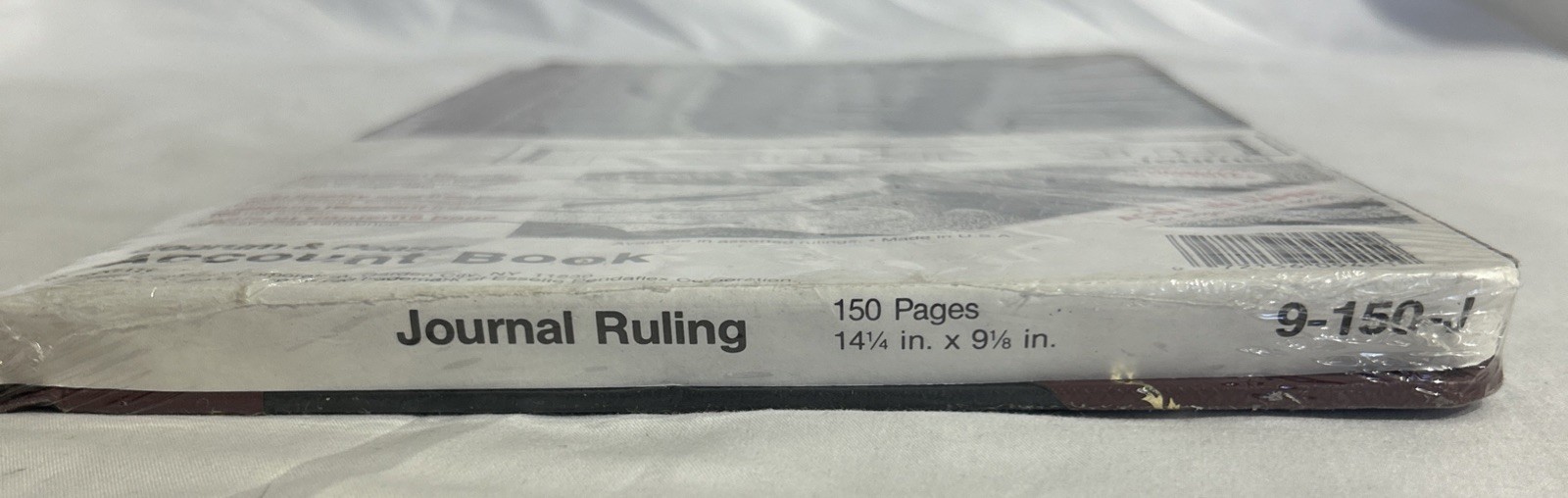 Boorum & Pease 9-150-J Record Ledger Account Book Journal 14 1/4 X 9 1/8 Sealed