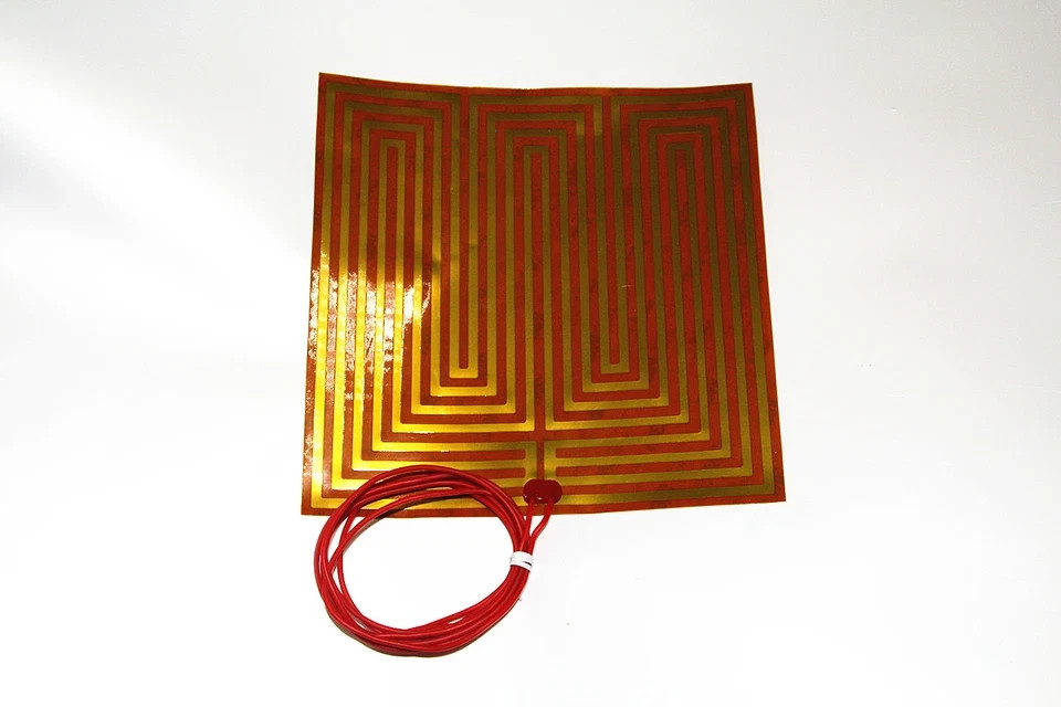 Kapton Heater 8″ X 8″ 200 X 200mm 12V 120W w/PSA Factory Direct Sale CE JSRGO