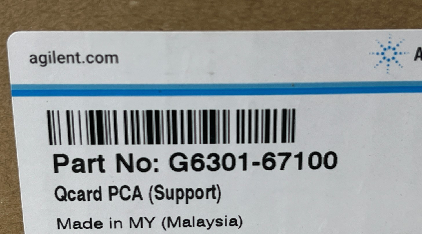 Agilent Technologies G6301-67100 Qcard PCA (Support) E 4320/51