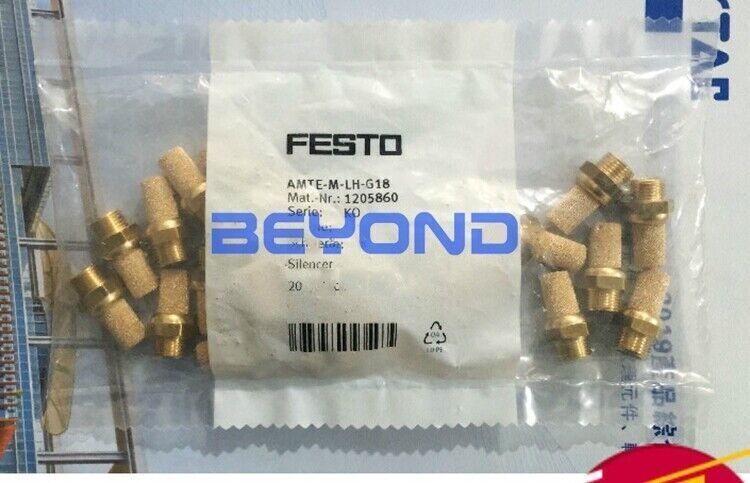 20pcs/bag New FESTO Brass Metal Muffler AMTE-M-LH-G18 1205860