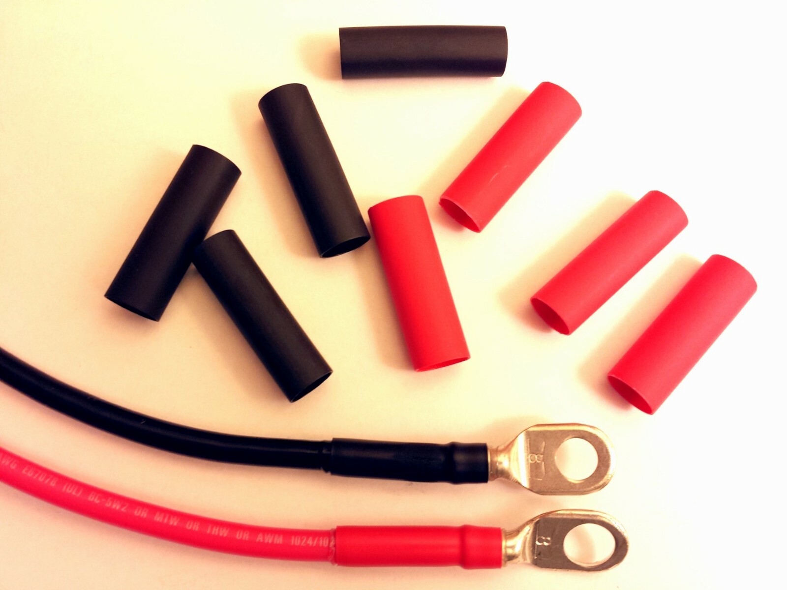 8 AWG Gauge Cable Lugs Ring Terminals Battery Wire Connectors Pure Copper Tinned