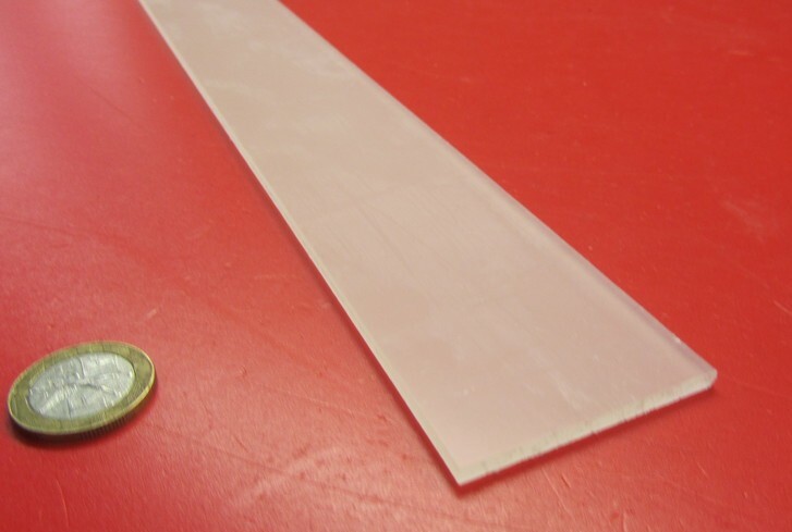 Polypropylene Bar 1/8″ Thick x 2.00″ Wide x 48″ Long, 4 pcs, 16 feet