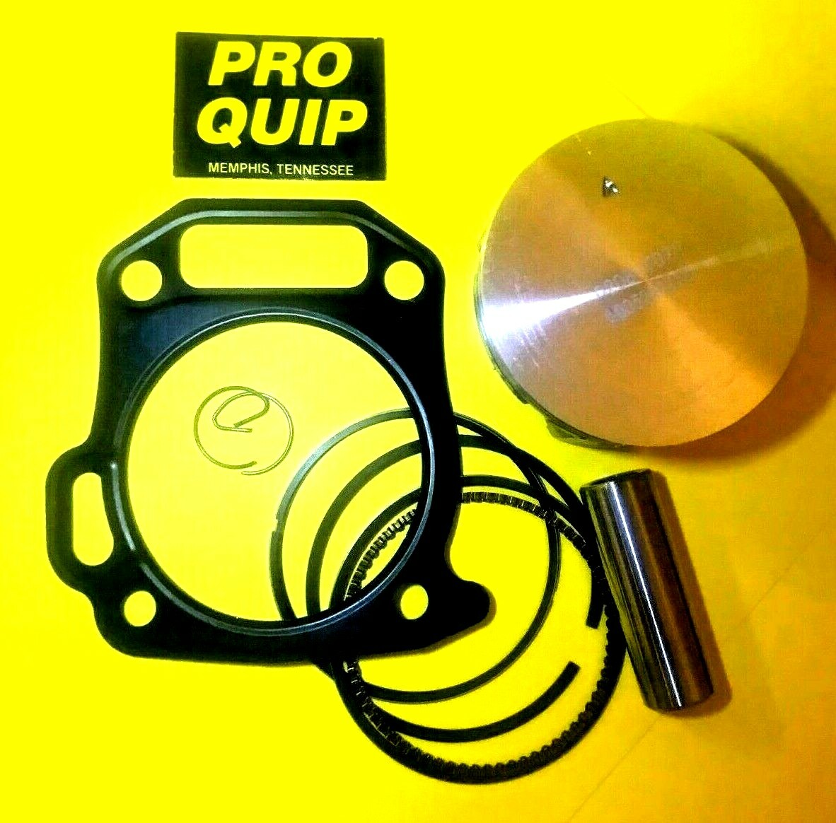 PREDATOR 224cc MaxPower Piston NEW Flat Top w/ Rings, Gasket, Pin 70mm 24hrShip
