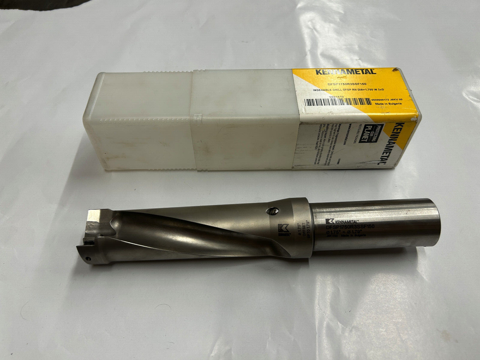 Kennametal 5691810 DFSP1750R3SSF150 Indexable Drill DFSP RH DIA=1.750 IN 3xD