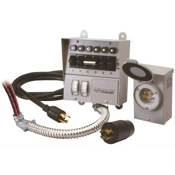 Reliance Controls Pro/Tran Series 31406CRK Transfer Switch Kit, 1-Phase, 60 A