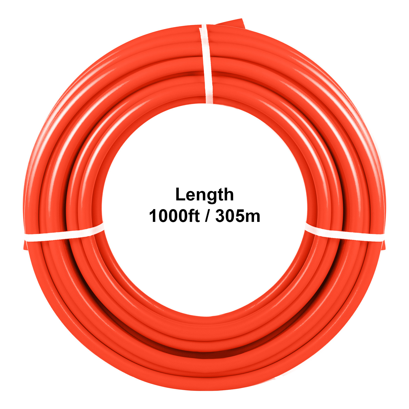 VEVOR 1/2″ x 1000ft Pex Tubing Pex Pipe Oxygen Barrier Red Radiant Floor Heating