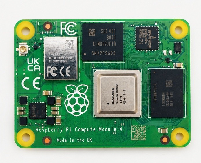 Raspberry Pi Compute Module 4 (CM4) – Wireless / 4GB RAM / 32GB eMMC – CM4104032