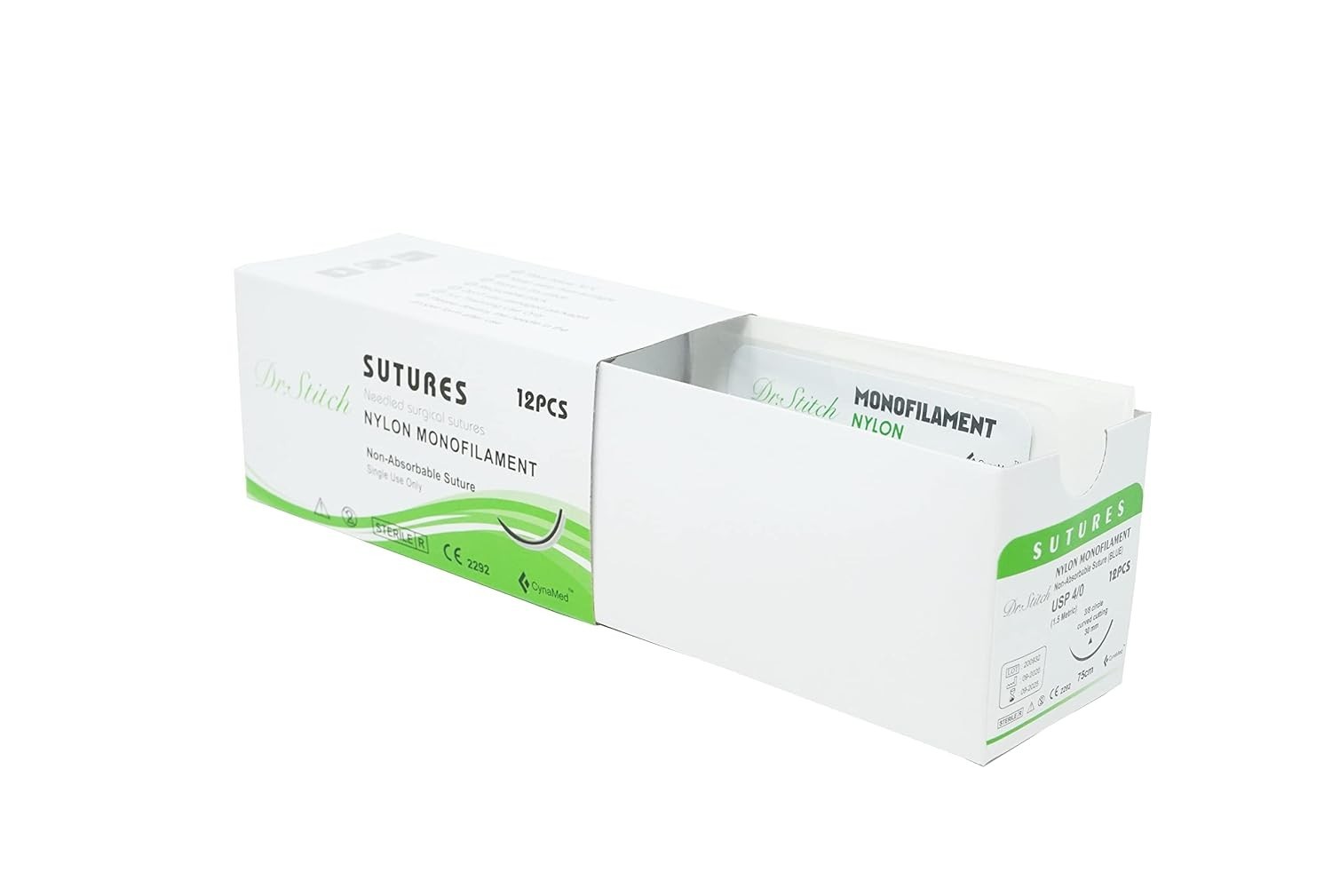 Essential 12-Pack Surgical Sutures – 3/0 Reverse Cutting for Educational Use