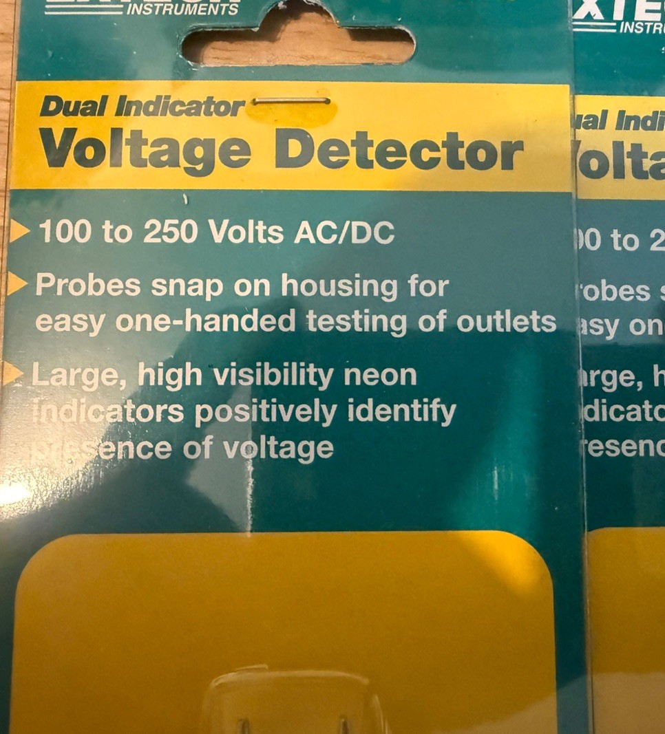 Extech ET20 Dual Voltage Detector lot of 3 NEW SEALED