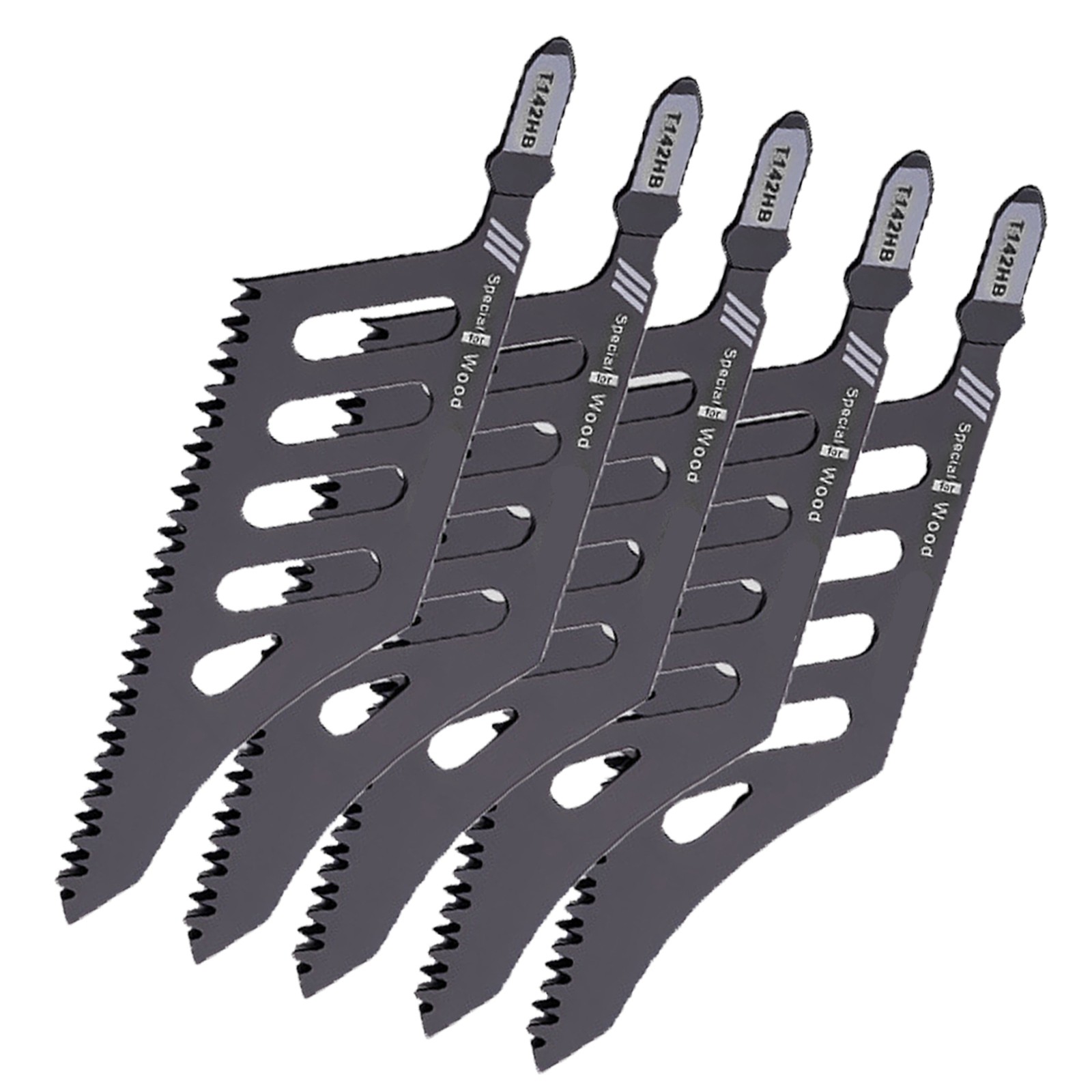5 Pcs Flush Cutting Jigsaw Blade High Carbon Steel Irregular Curve Saw Blad Fit