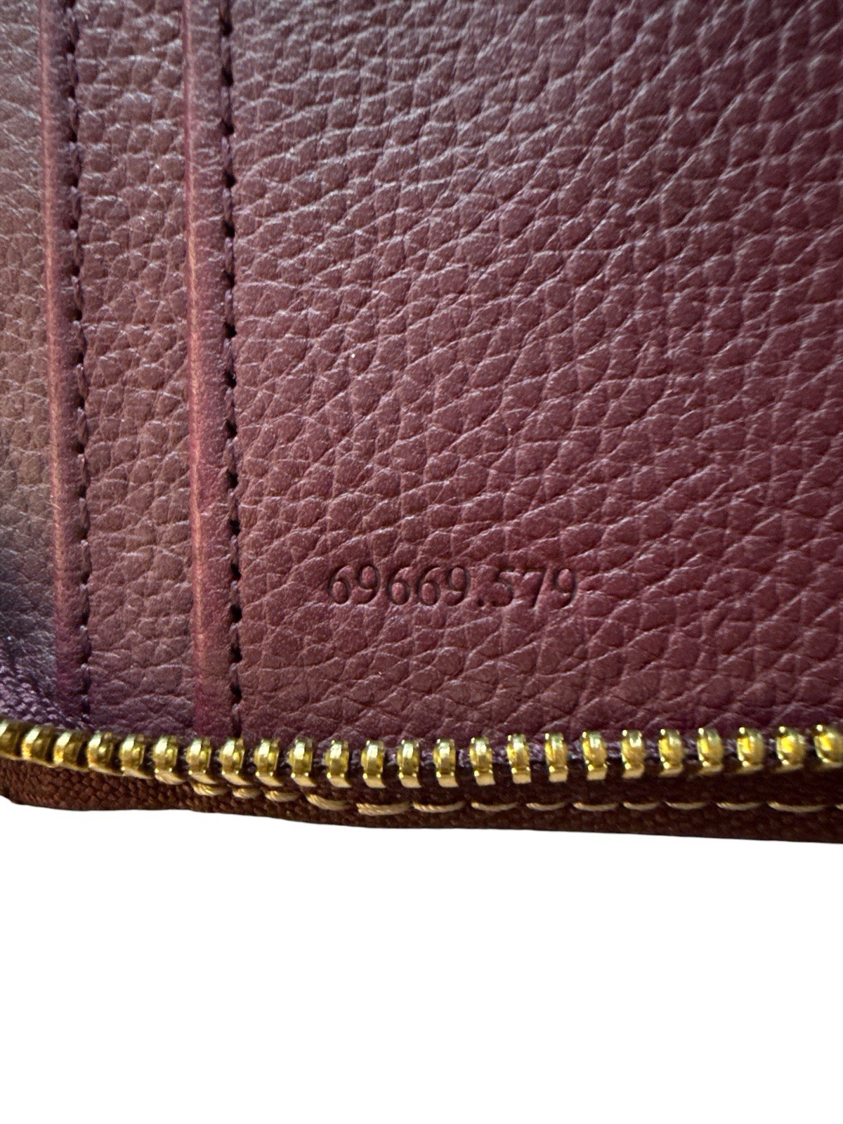 Franklin Quest Planner Binder Burgundy Brown Verona Leather Zip Around No Ring