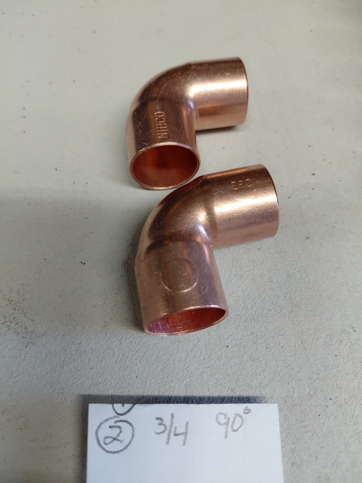 Copper Sweat Fittings Assorted sizes( One Lot As Listed NOS)