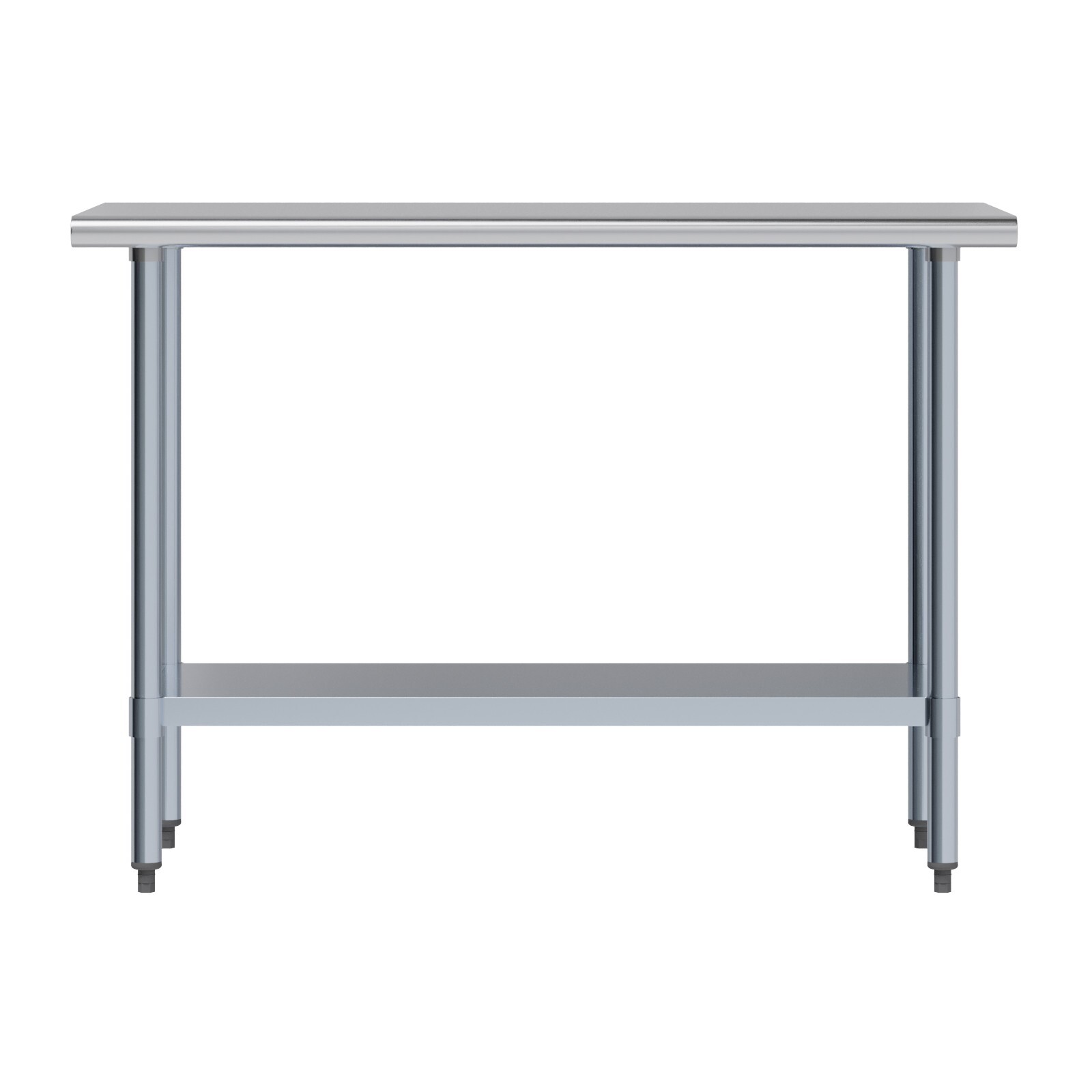 Jefferson 24 in. x 48 in. Stainless Steel Table With Shelf. NSF