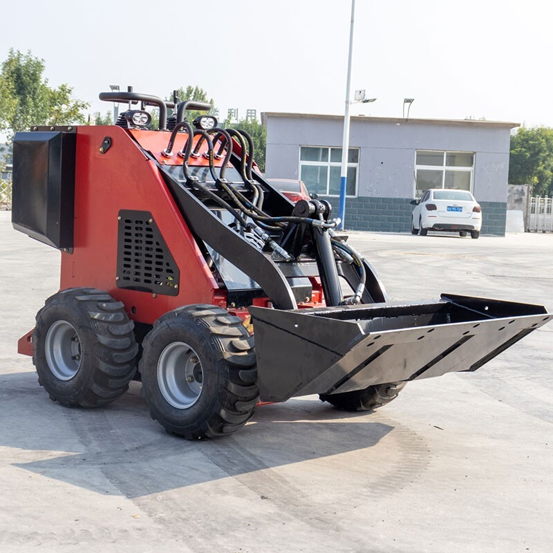 Wheel Mini Skid Steer Loader Stand On 13.5HP b&s Engine 320kg pick up