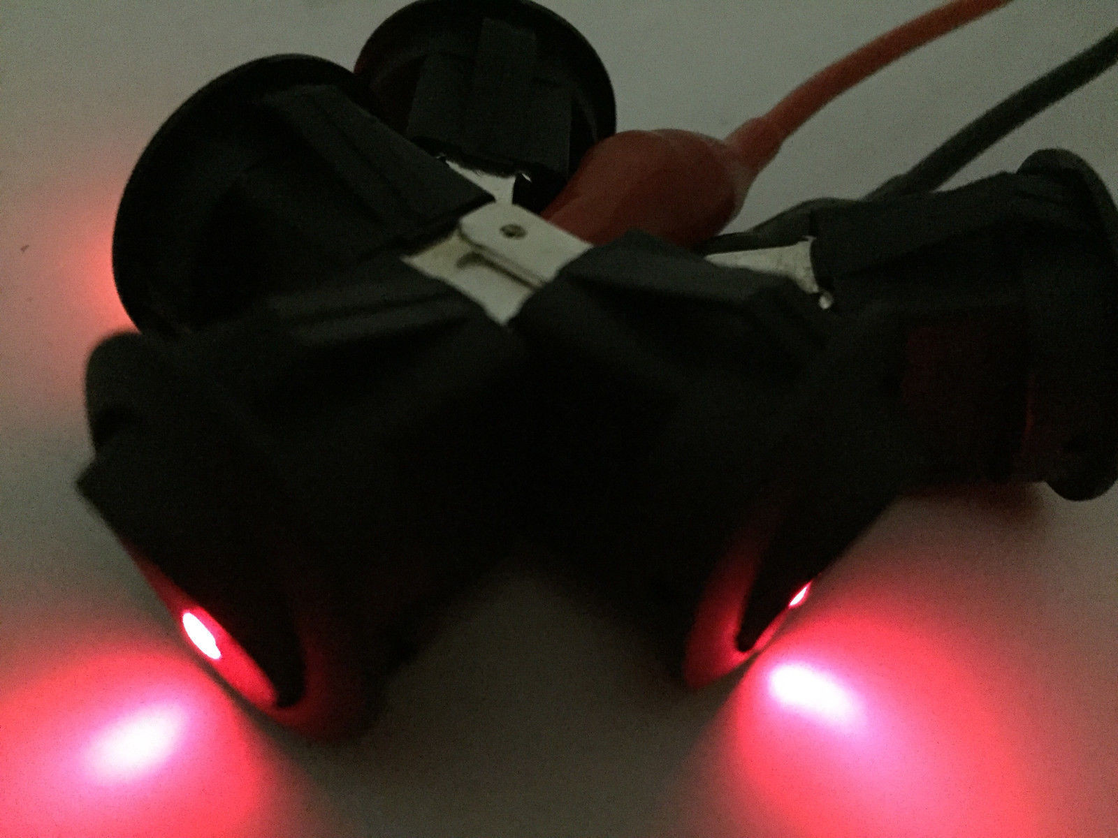 5 PCS MARINE BOAT AUTOMOTIVE CAR ROUND RED DOT LED ROCKER SWITCH SPST ON/OFF