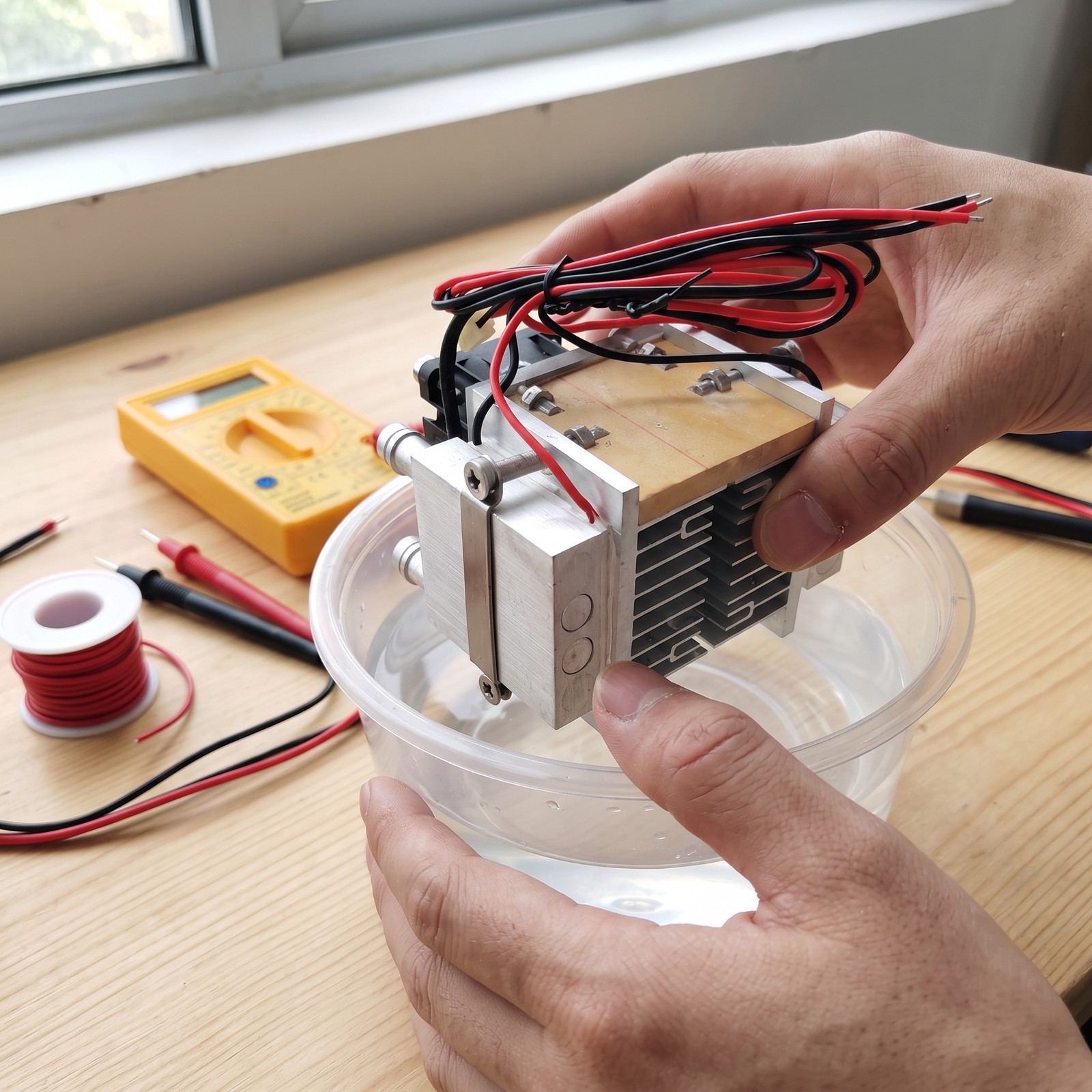 DIY 12V Peltier Cooler Water Cooling Heatsink Module for Refrigeration System