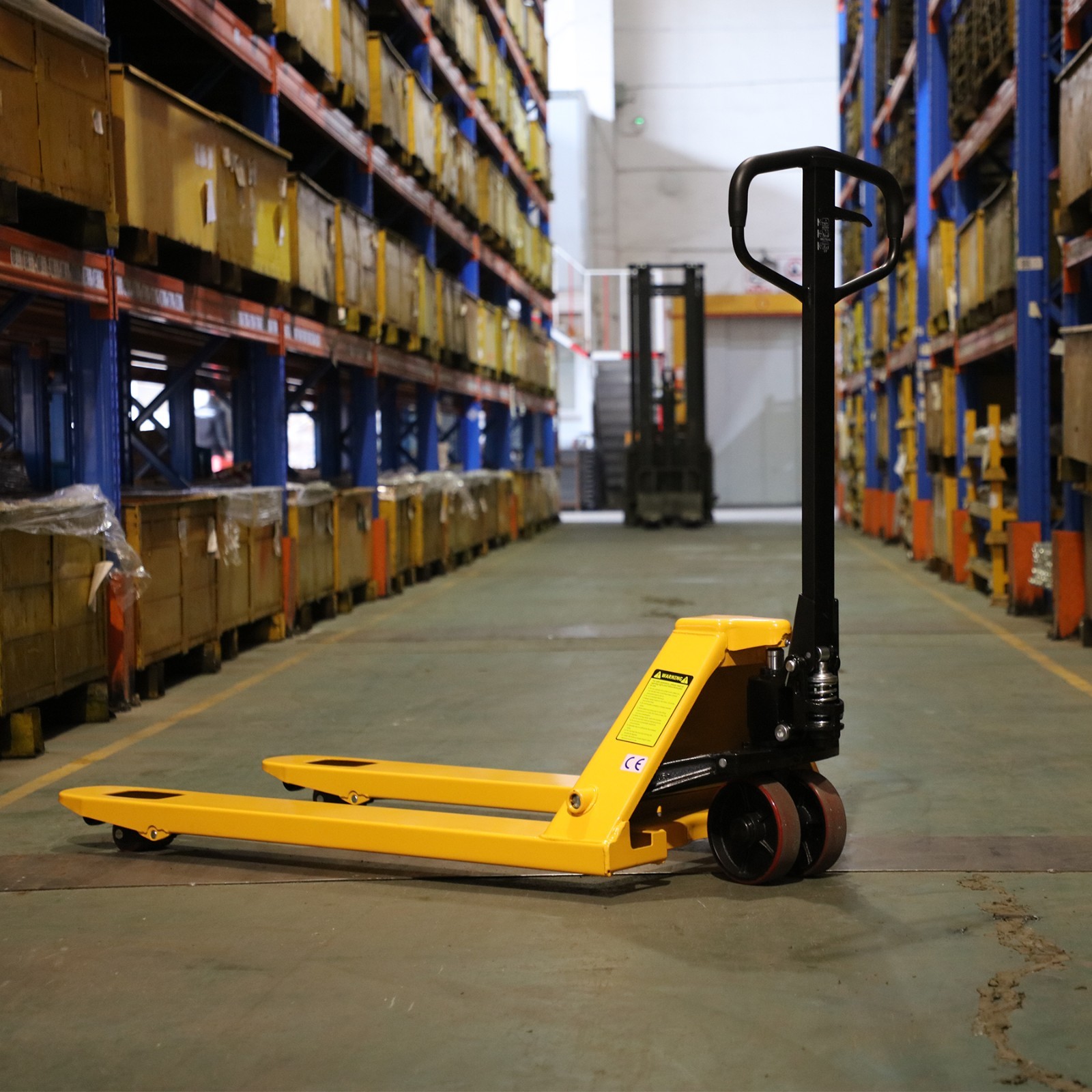 Manual Hand Pallet Jack Warehouse Material Lift Truck 5500lbs with 48″X27″ Fork