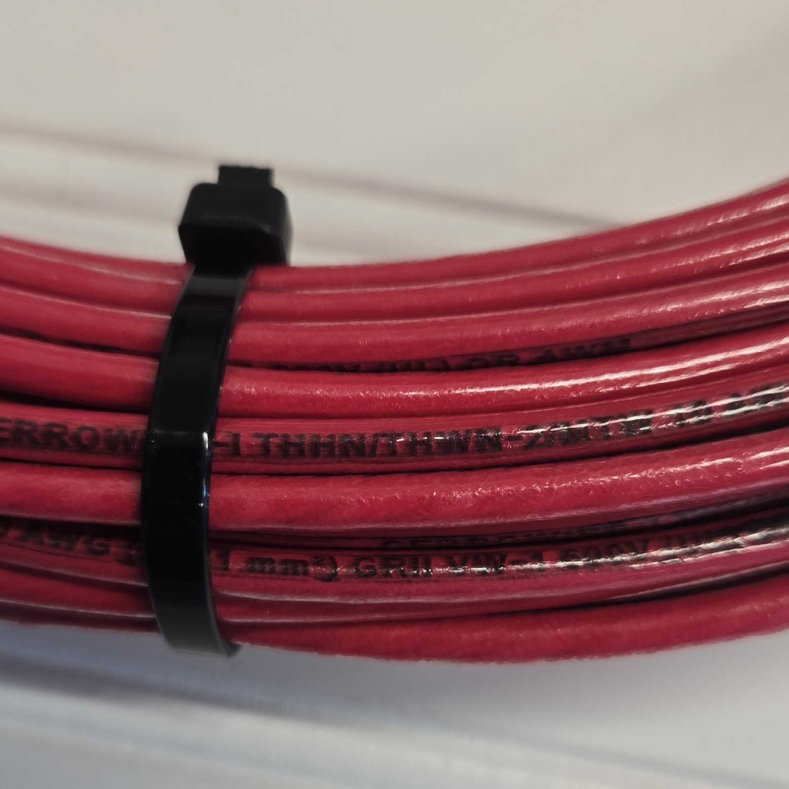 10AWG /THHN 100 ft Stranded Copper Red Cerrowire