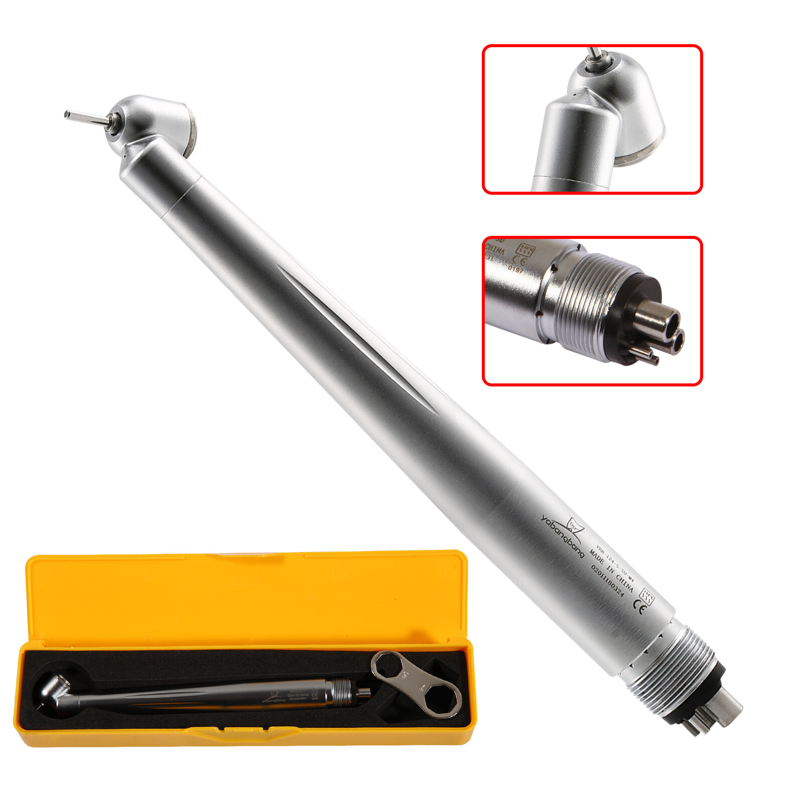 USA Yabangbang Dental 45 Degree Surgical High Speed Handpiece Push Button JH1