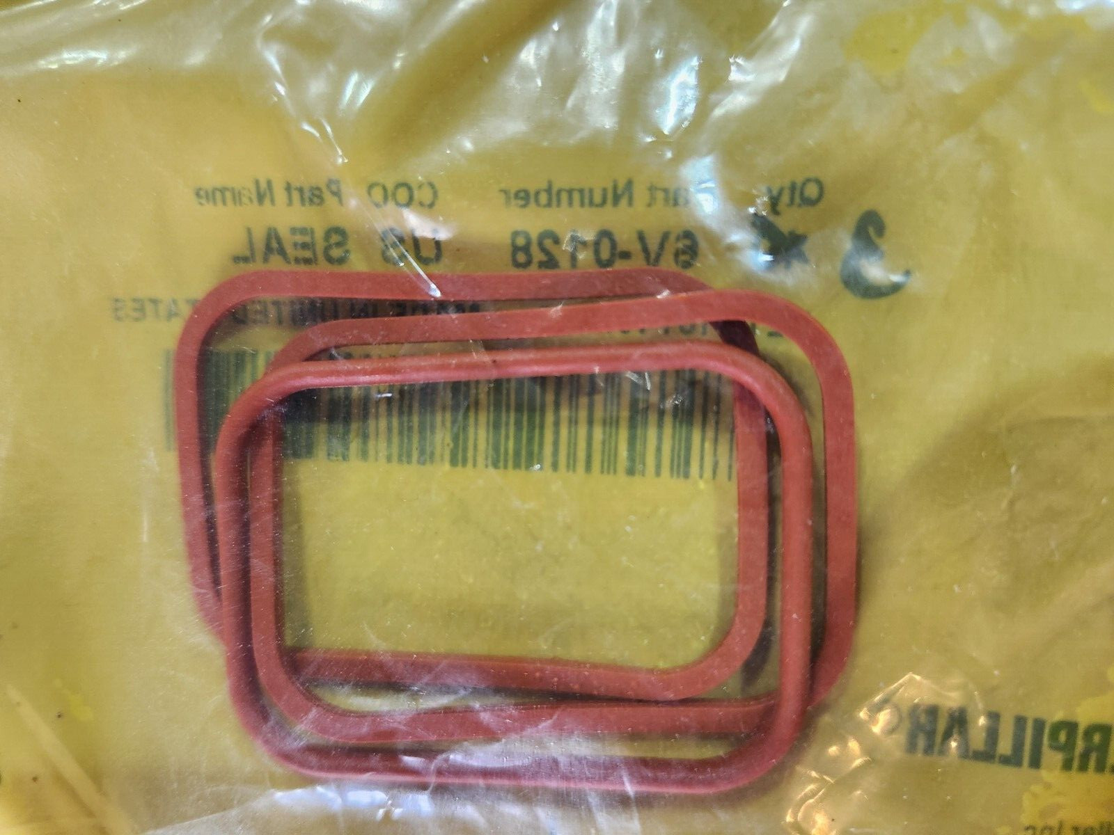 OEM Qty 3***Cat 6V-0128 Connector Seal for 12 pin DT Connectors (6V0128)