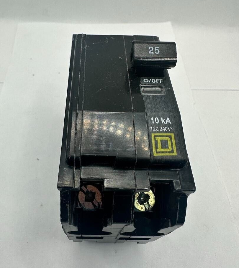 USED Square D QO225 25 Amps 120/240 Volts 2 Pole Circuit Breaker