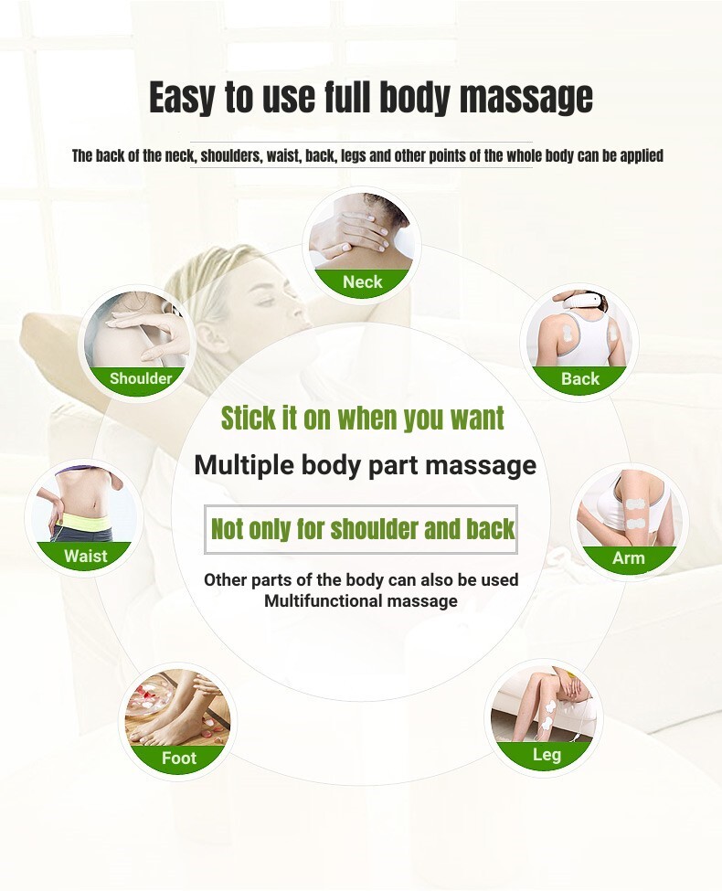 TENS Unit Muscle Stimulator Pulse Massager Pain Relief Massager Machine Device