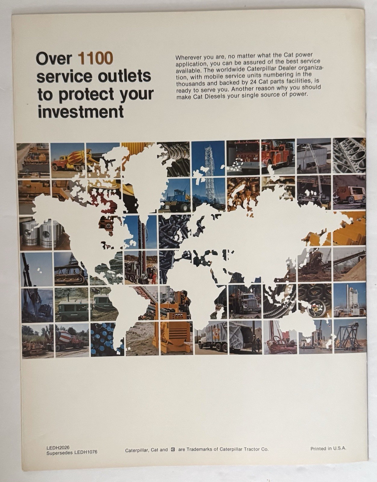 Vintage 1980’s Caterpillar Equipment Buyer’s Guide To Cat Diesel Power