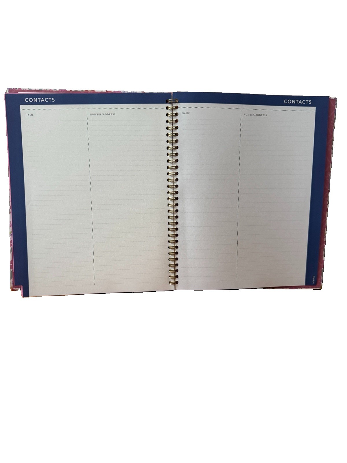2027 Clementine 12 month Floral Planner July 2026-June 2027 11×9” Notebook Size