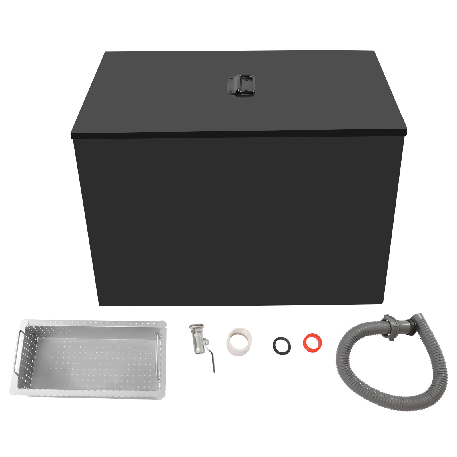 20lbs Commercial Grease Trap Stainless Steel Interceptor For Home/Restaurant