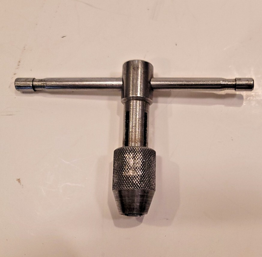 Vintage No. 15-39 T-Handle Tap Wrench 1/4”