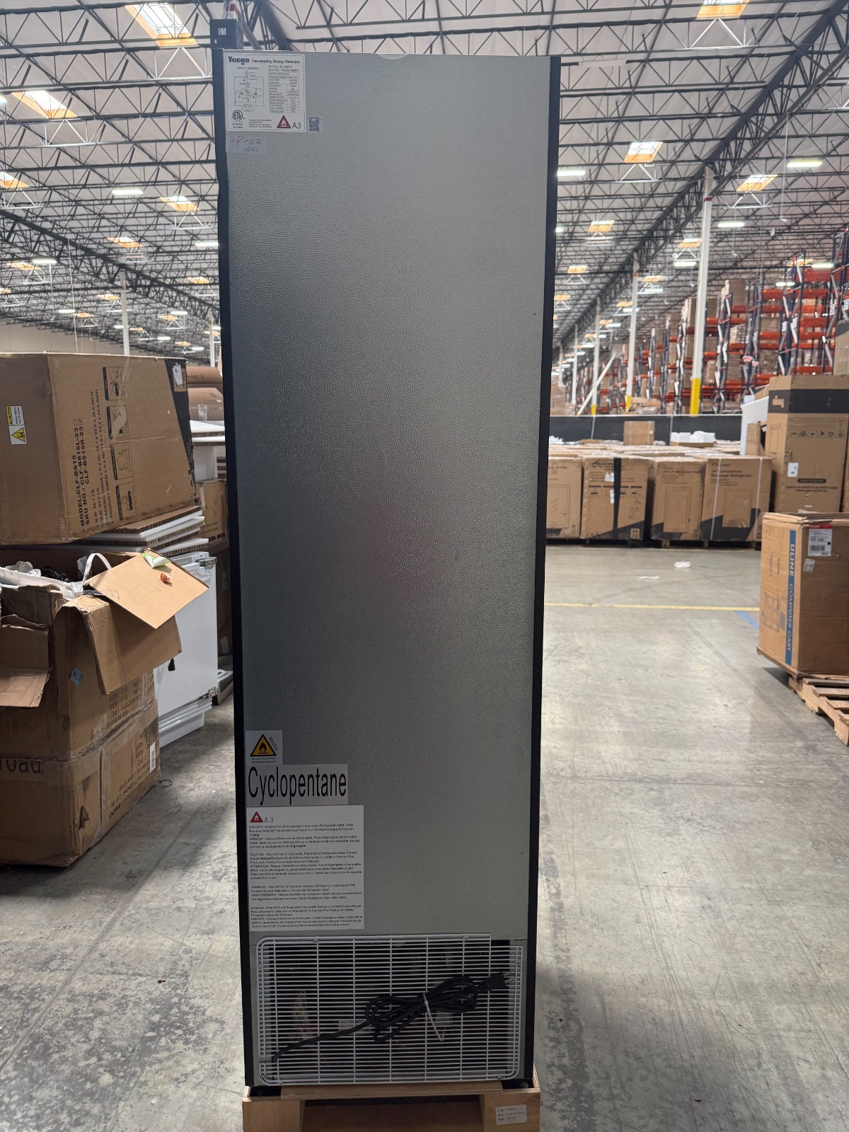 Yeego 22″ Width 12.36 Cu.ft Commercial Display Beverage Refrigerator Cooler