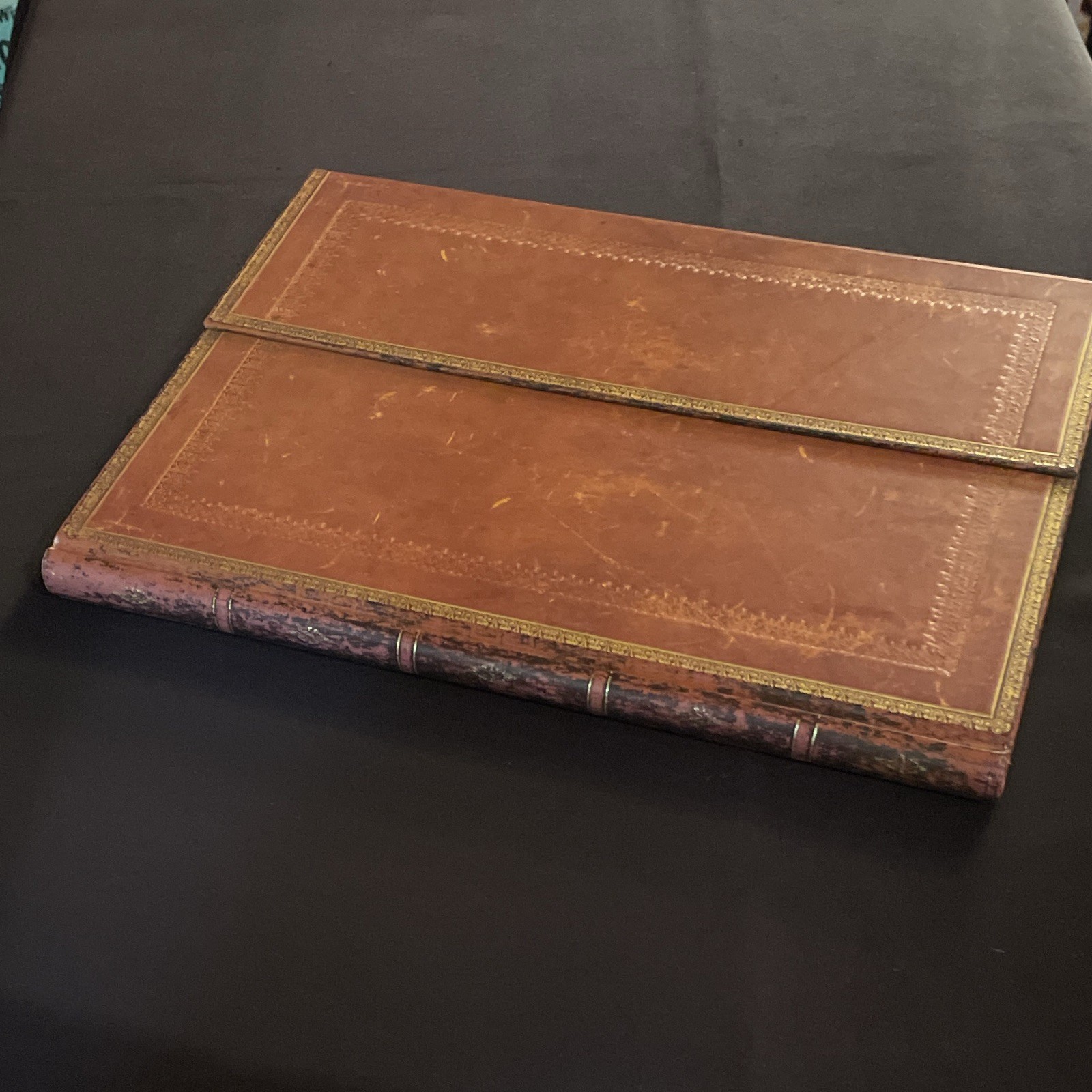 Paperblanks Old Leather Handtooled Blank Journal/Diary, Unlined