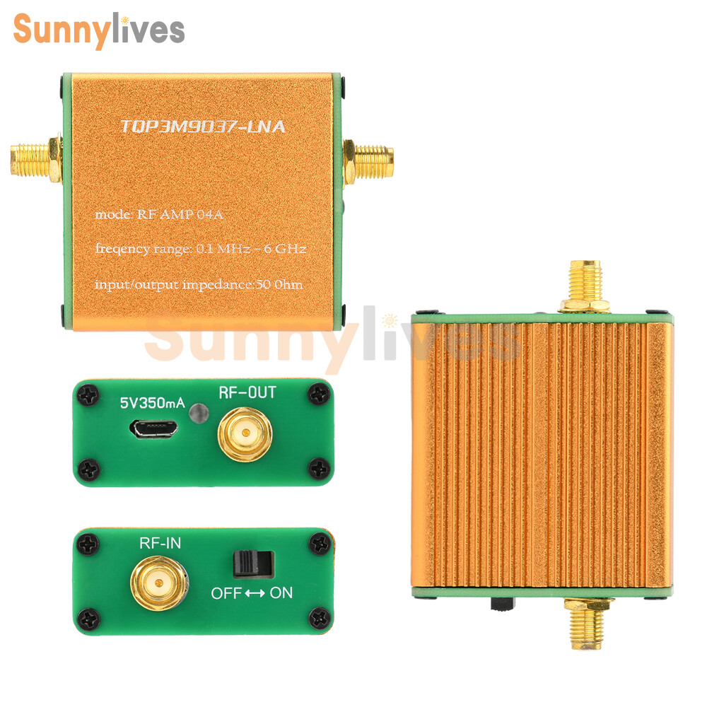 RF AMP 0.1MHz-6GHz Low Noise Amplifier TQP3M9037-LNA RF Amplifier Module SMA