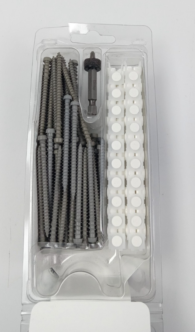 2-3/4″ COLLATED CORTEX HIDDEN FASTENING SYSTEM SCREW/PLUG, VERANDA TRIM
