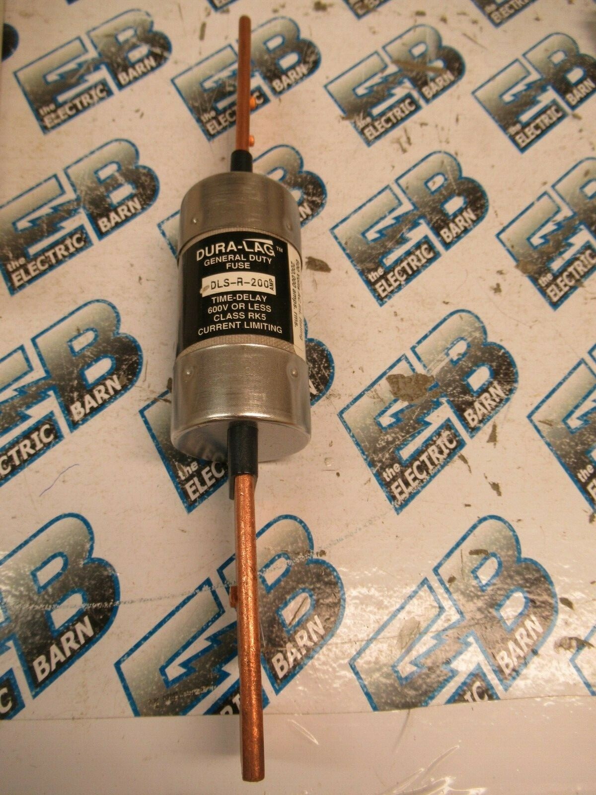 Bussmann DLS-R-200, 200 Amp, 600 Volt, Time Delay, Class RK5, Long Fuse- NEW-B