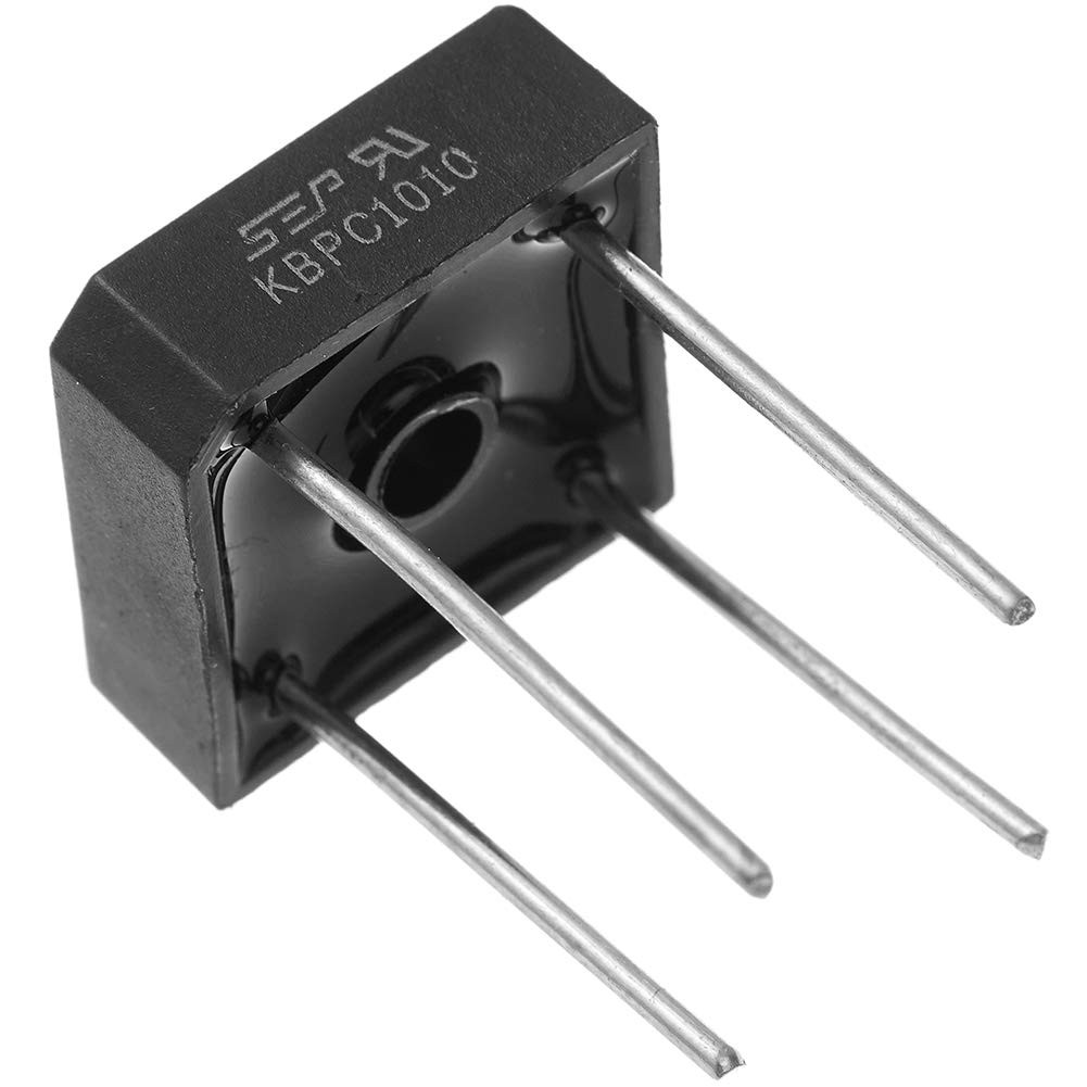 5pcs KBPC1010 Bridge Rectifier Diode Single Phase10A 1000V,4-Pin.