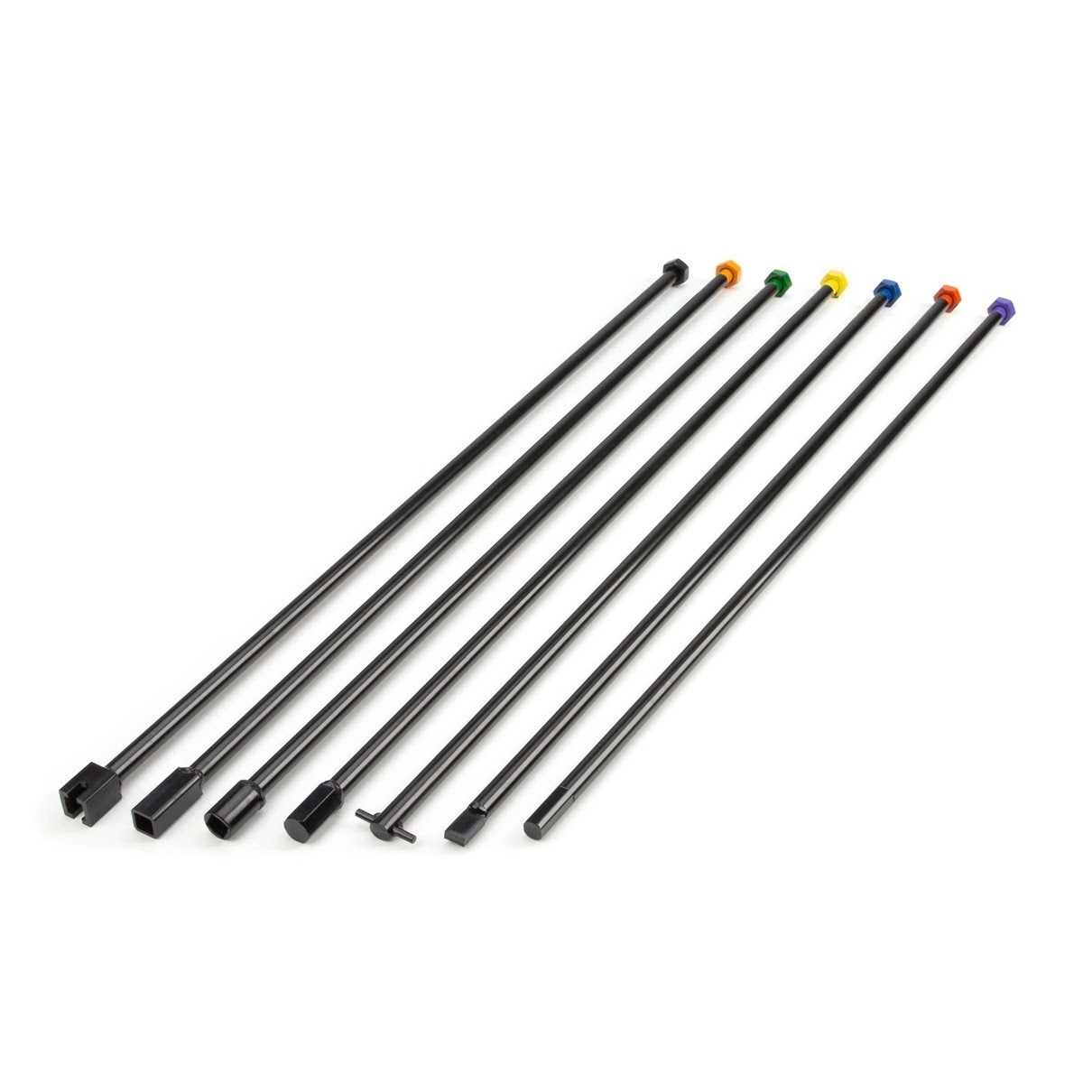 Steelman Pro 96090A 7-Piece Spare Tire Retrieval Tool Kit 30in Carbon Steel