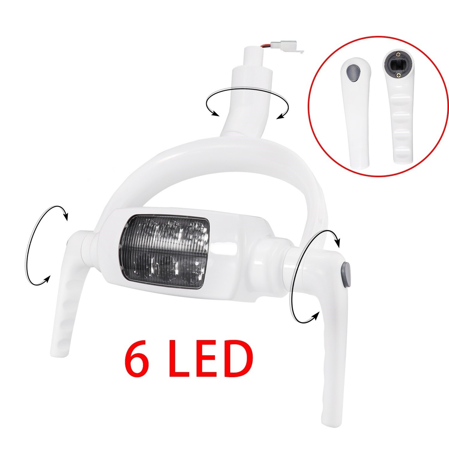 20W Dental Induction Lamp LED Oral Operation Light For Dental Unit Chair 22mm