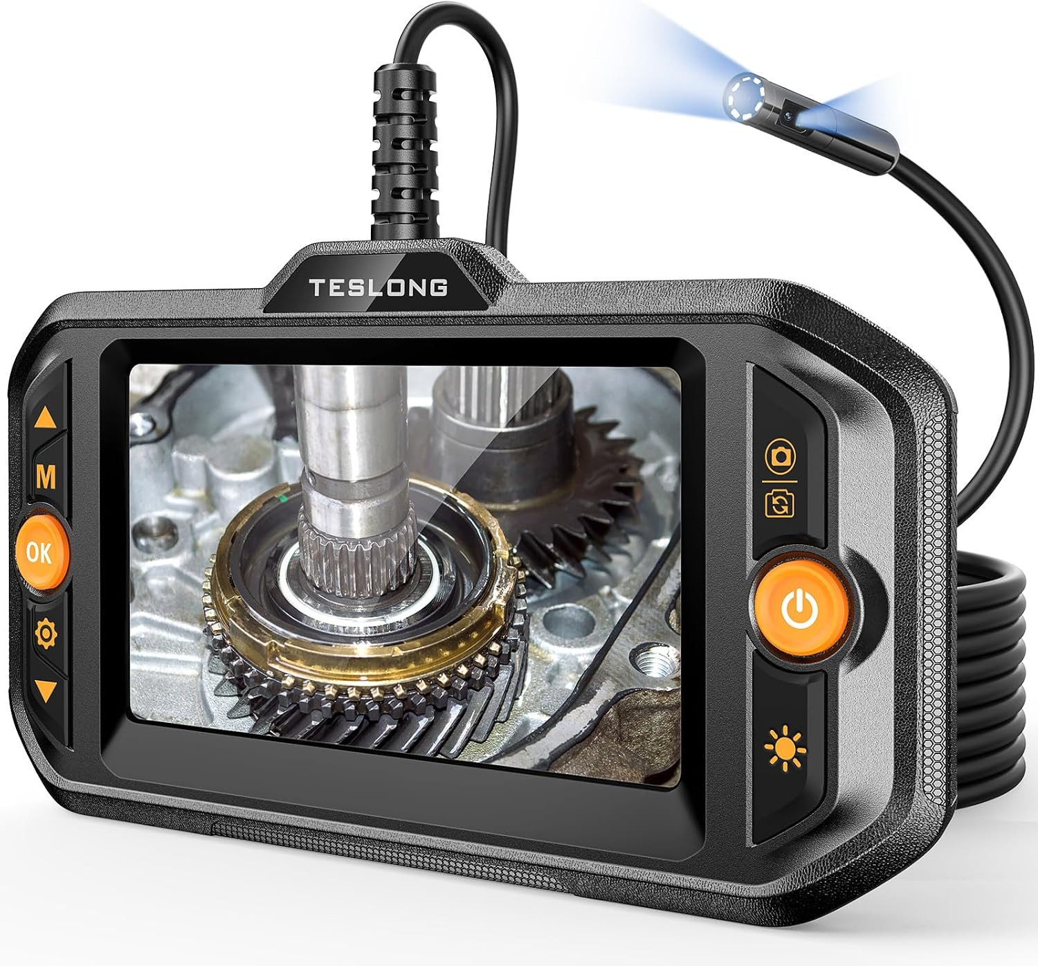 Dual Lens Borescope with Light for Automotive Mechanic Wall Vent | 0.32 Inch End