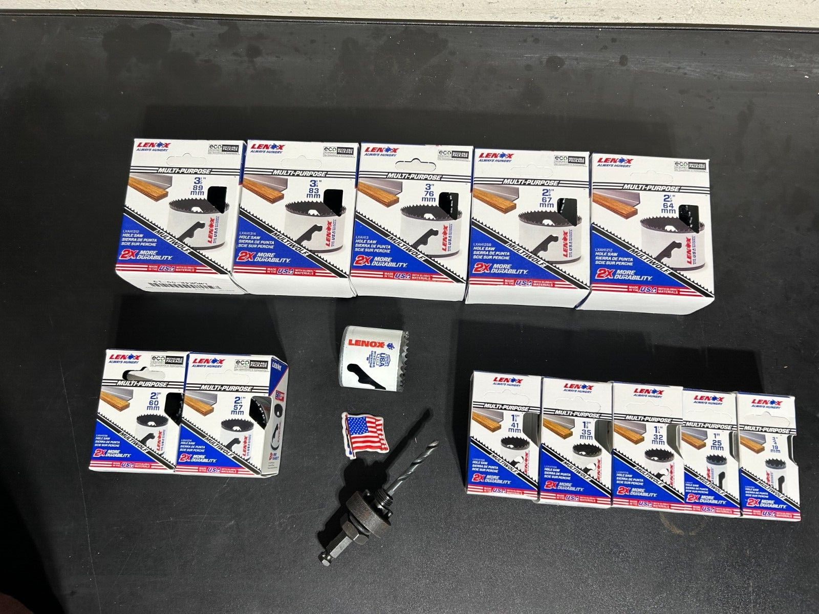 14 – LENOX SPEED SLOT BI METAL HOLESAWS DRILL BITS NEW. MADE IN USA