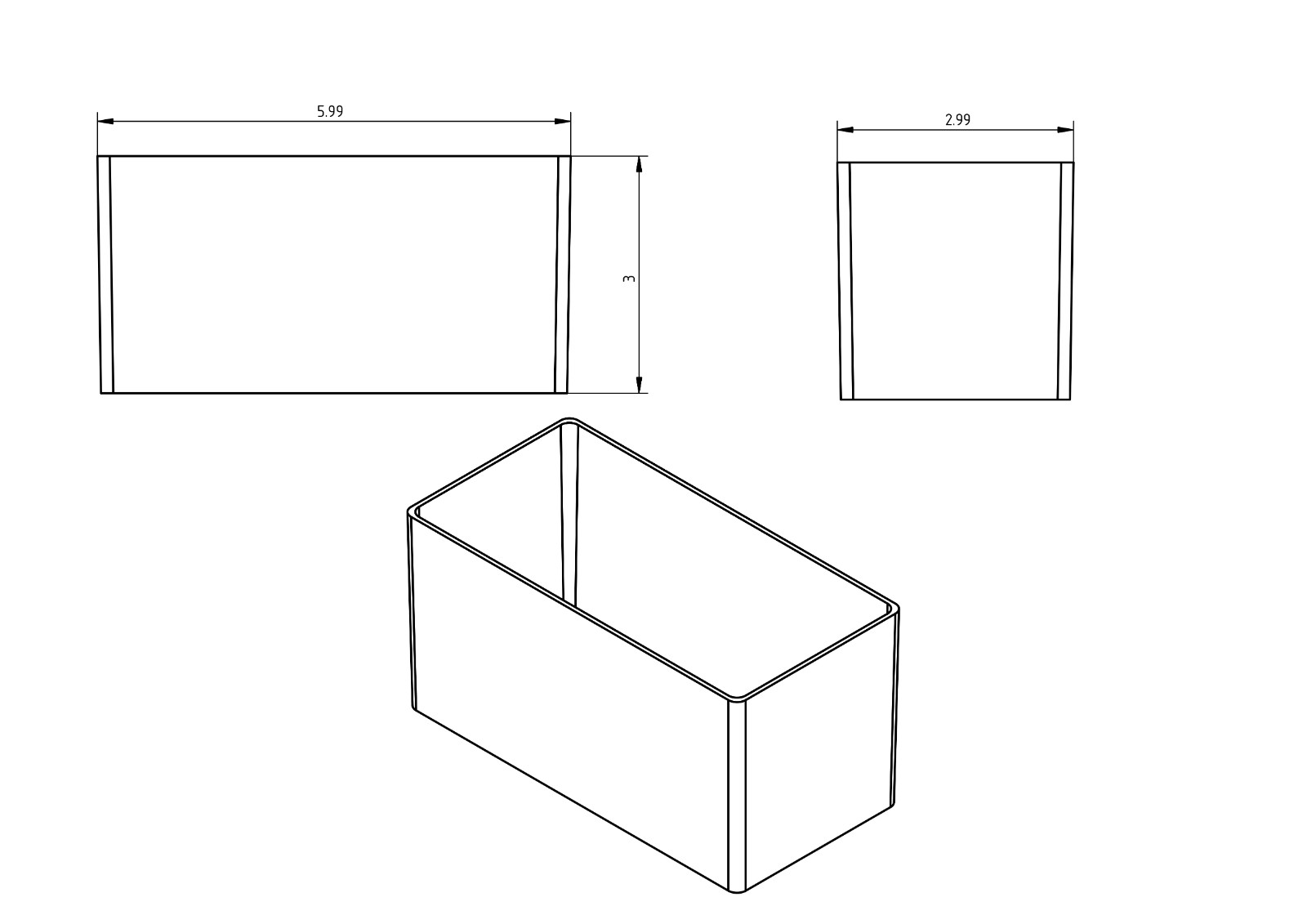 32pc 3×6″ Drawer Organizer Bins Modular Storage Hardware Craft Toolbox System