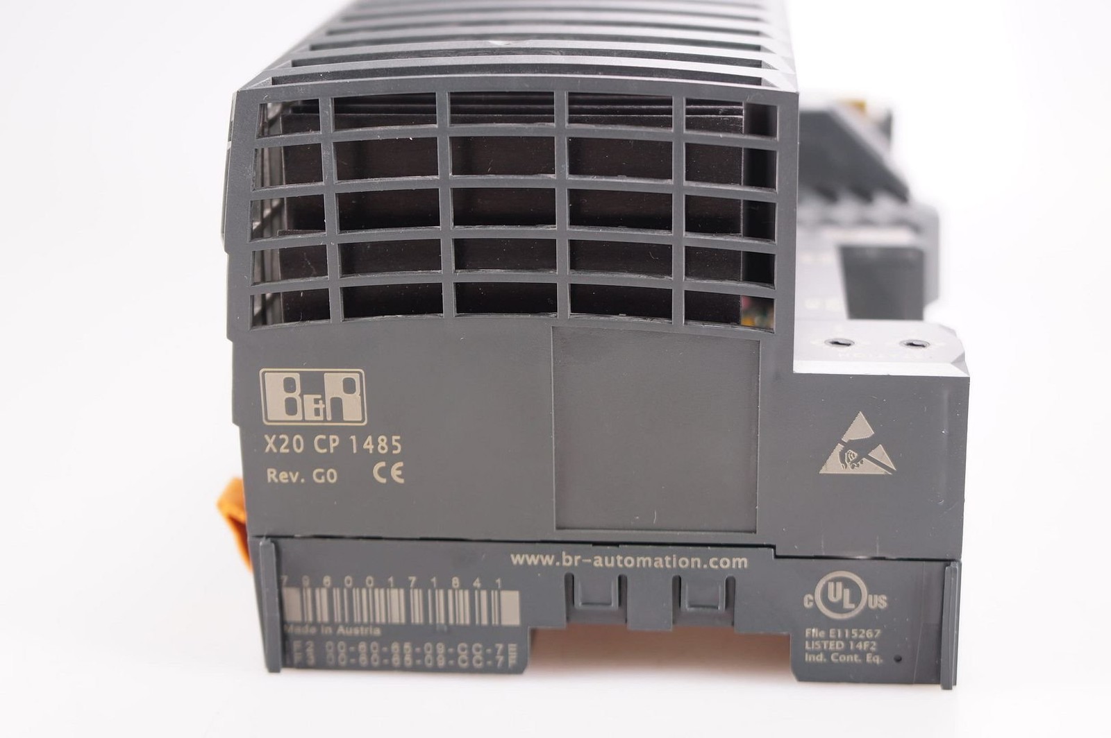 B&R X20CP1485 CENTRAL PROCESSING UNIT Performance CPU X20 CP 1485 Rev. GO