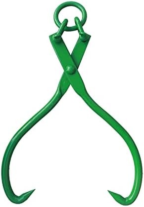 Timber Claw Hook, 18in – Log Lifting Tongs Heavy Duty Grapple Timber Claw, Lumbe
